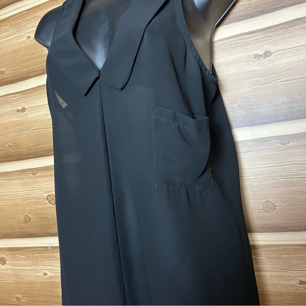 5/$20 Love stitch women black blouse size M - Picture 6 of 10